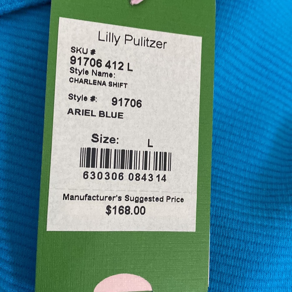 Lilly Pulitzer Dress-3/4 length sleeve size -large - Picture 7 of 14
